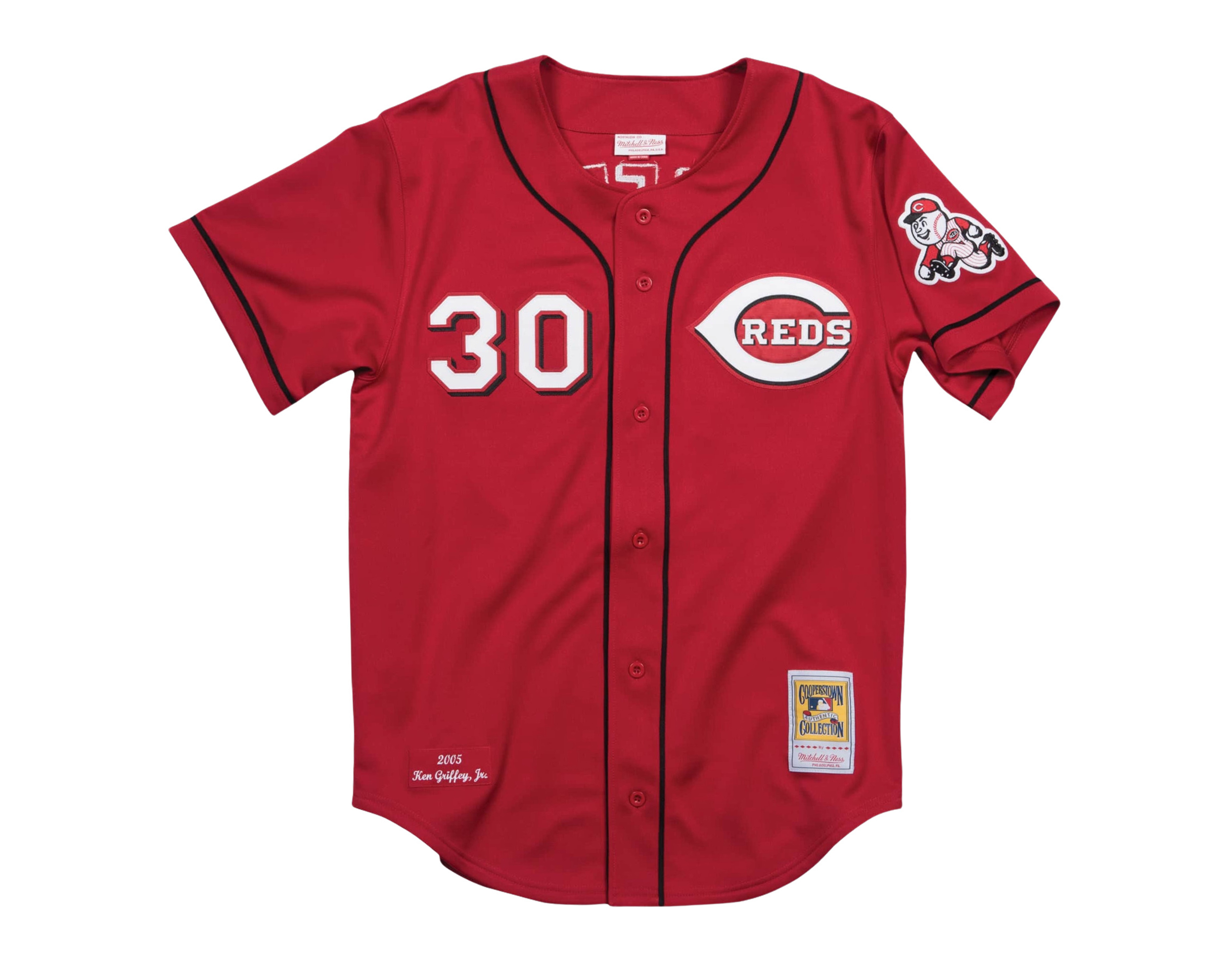 Mitchell & Ness Authentic Jersey Red Cincinnati Reds 2005 Ken Griffey ...